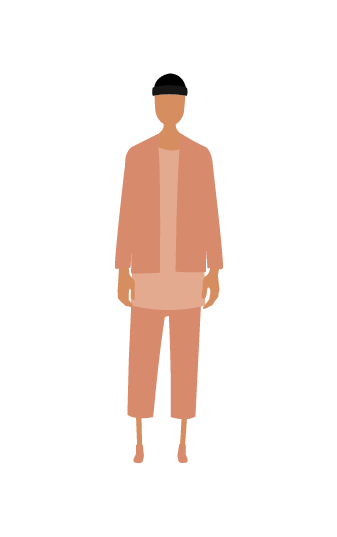 a mixed race figure